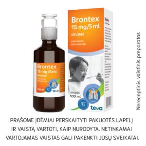 Brontex 15mg/5ml sirupas 100ml