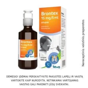 Brontex 15mg/5ml sirupas 100ml