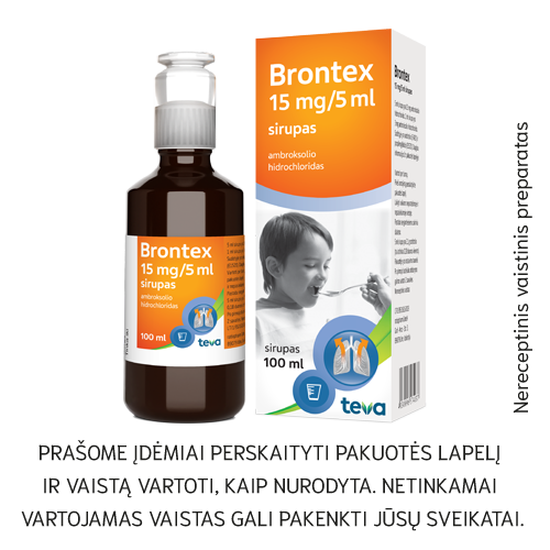 Brontex 15mg/5ml sirupas 100ml