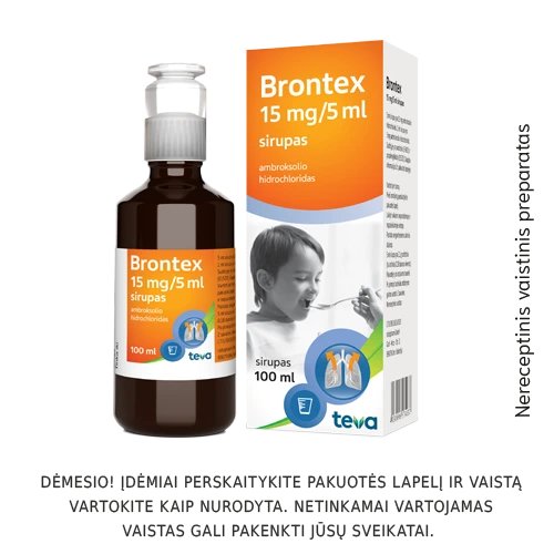 Brontex 15mg/5ml sirupas 100ml