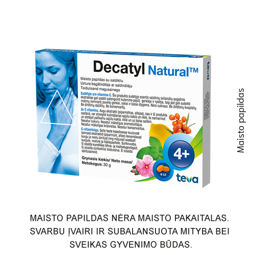 DECATYL Natural lozenges N12