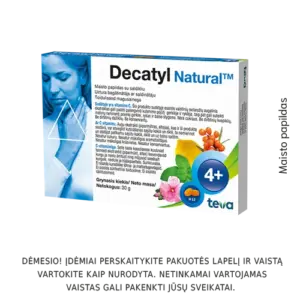 DECATYL Natural lozenges N12