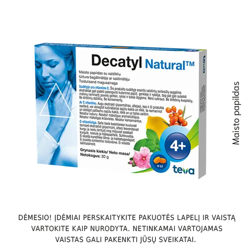 DECATYL Natural lozenges N12