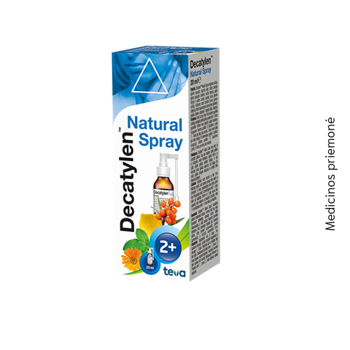 Decatylen Natural Spray burnos ir gerklės purškalas 20ml