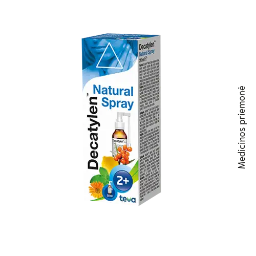Decatylen Natural Spray burnos ir gerklės purškalas 20ml