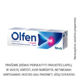 Olfen 1% gelis 50 g