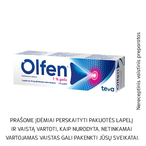 Olfen 1% gelis 50 g