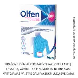 Olfen 140mg vaistinis pleistras N10