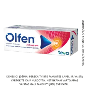 Olfen gelis 23,2 mg/g, 100 g