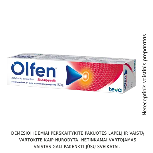 Olfen gelis 23,2 mg/g, 50 g