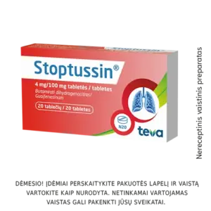 Stoptussin tabletės N20