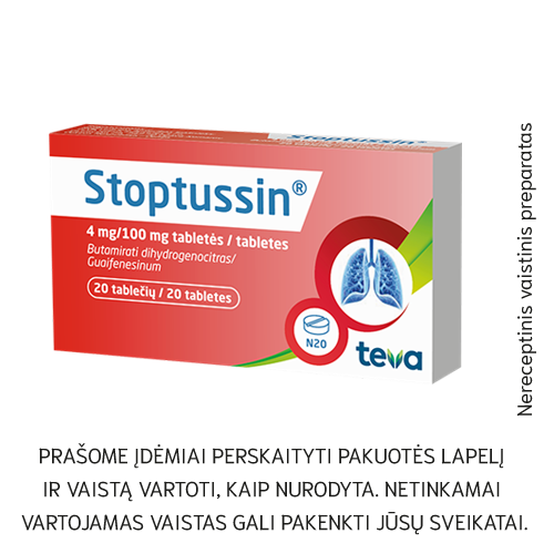 Stoptussin tabletės N20