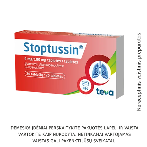 Stoptussin tabletės N20
