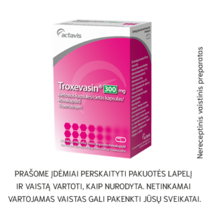 Troxevasin 300mg kietosios kapsulės N50