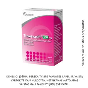 Troxevasin 300mg kietosios kapsulės N50